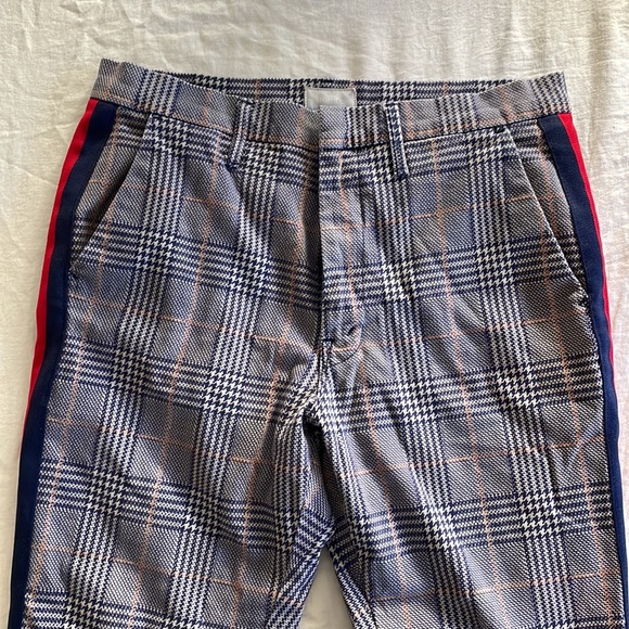 Mother Plaid/Striped Pants - Picture 3 of 7